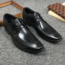 Leather mens business dress pointed toe shoes mens 35 British 36 casual 37 small size mens shoes youth trend Korean version