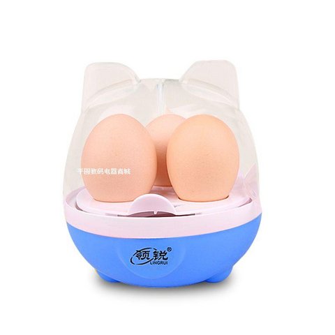 xửng hấp xôi mini Sinh viên ký túc xá hấp trứng 1-3 trứng công suất nhỏ 160W Máy đánh trứng hấp máy sấy trứng chống khô giá nồi hấp