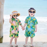 Летняя рубашка для мальчиков, детский тонкий комплект для отдыха, короткий рукав, подходит для подростков