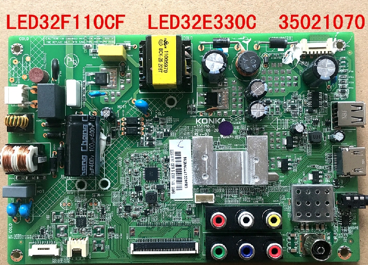 Original version of genuine non-substitute Kangja LED32F1100CF LCD TV Main board 35021070 35017517
