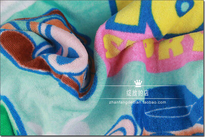 Полотенце 日单纯棉割绒印花美乐蒂库洛米玩具总动员卡通浴巾柔软吸水亲肤 OTHER