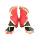 F1432 Jockey Girl Pretty Derby Northern Dark Horse Cosplay Shoes (Red Series)