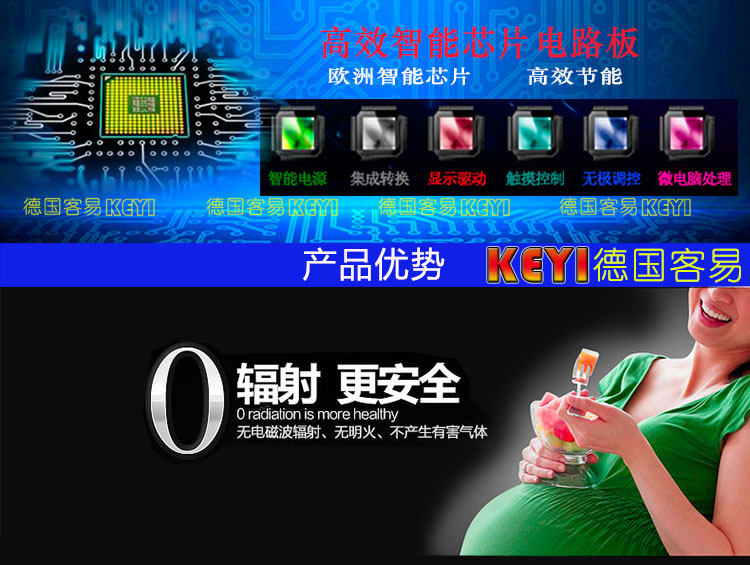 Đức KDAZXE bếp đôi mắt cảm ứng + bếp gốm điện nhúng hai đầu lò thông minh nguyên bản mẫu chính hãng châu Âu bếp hồng ngoại đôi âm