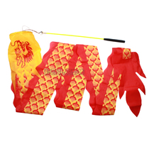 Square fitness dragon fling cheese dragon belt Hand fling dragon belt rod Square rod fling cheese scaly dragon belt rod Fling color dragon rod