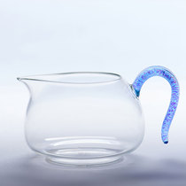 Taiwan Heji handmade glass fair cup is comparable to Self-slow hall transparent heat-resistant tea sea tea dispenser Tea set