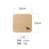 Phong cách Nhật Bản beech pony coaster Sáng tạo gỗ cách nhiệt pad ấm trà pad bát mat chống trượt nước coaster vuông khay trà - Tách cốc giữ nhiệt starbucks Tách