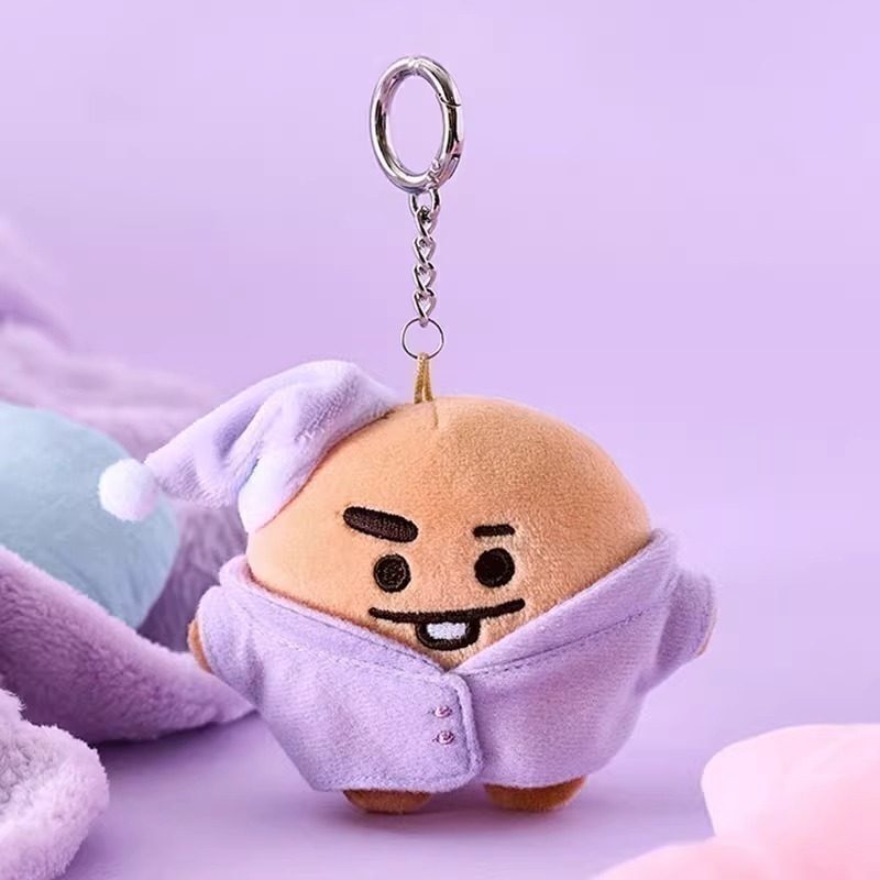 Bt21 Bts Sweet Dreams Plush Doll Keychain Doll Bag Pendant Cute Gift