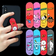 Hàn Quốc BT21 nhóm thanh niên chống đạn khung điện thoại di động iPhonexs đa chức năng MAX telescopic 8plus vòng khóa 7p - Nhẫn