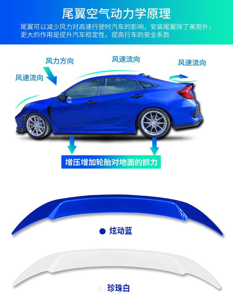 Mười thế hệ sửa đổi cánh đuôi máy bay cánh miễn phí cánh máy bay thể thao cánh carbon sợi carbon mô hình cánh vịt đuôi cánh gió chuyên dụng cánh gió - Sopida trên đuôi cá xe hơi