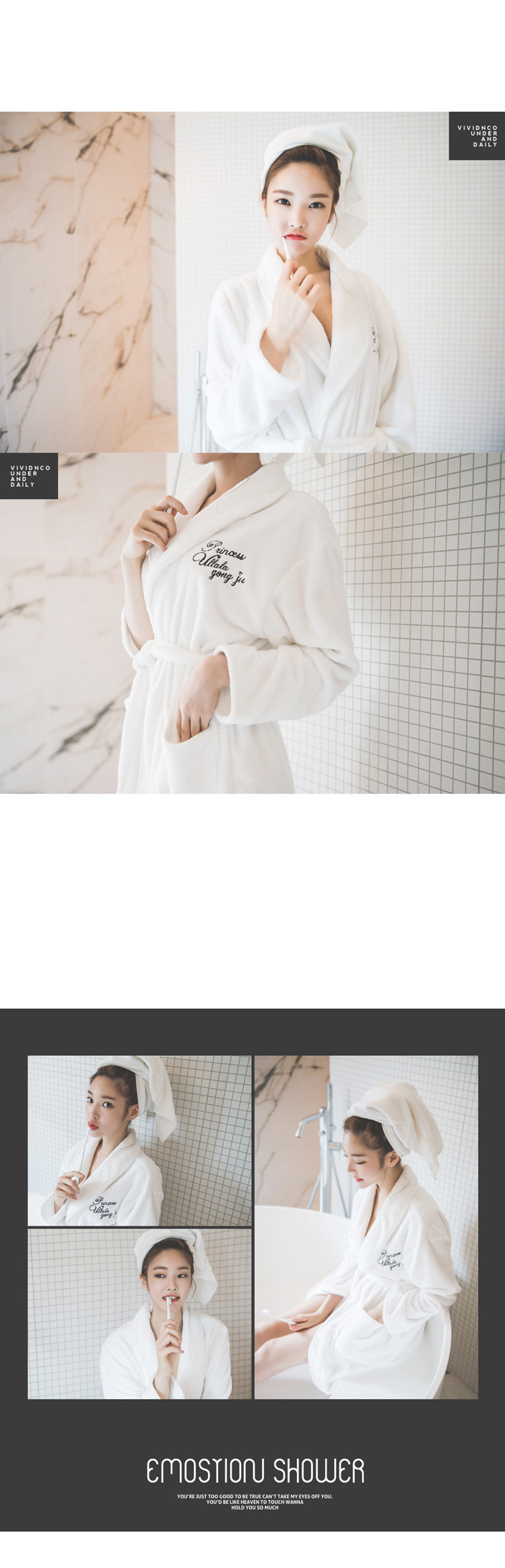 Peignoir jeunesse peignoir blanc - Ref 592443 Image 14