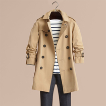 Childrens clothing spring and autumn 2021 new Inlan wind boys The girls jacket windsurmounted in the middle of the girls pure cotton windsurwear