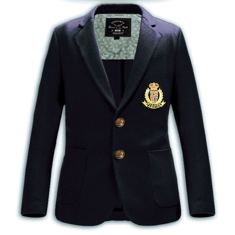 Boys small suit jacket 2022 autumn and winter new children's small suit boy suit woolen coat middle-aged children