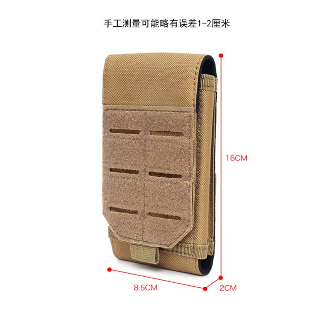 New slim mobile phone bag men wear belt 6 5 inch tactical belt bag multifunctional sports outdoor molle sub-bag