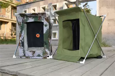 Target box folding stainless steel target box slapbow target steel ball recovery target box thickened canvas target