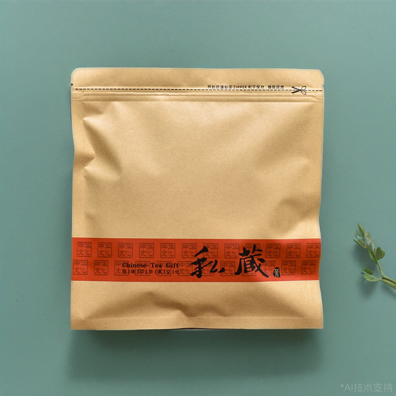 Sealed Bags for Tea, Tea Cakes, Pu'Er Tea, Self-Sealing Bags, Packaging Bags, Kraft Paper Tea Bags, Aluminum Foil Bags, Tea Bags, Paper Bags