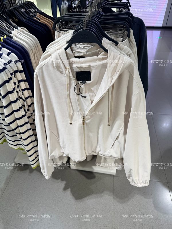 September Zara Domestic Purchasing Agent Women's Clothing Hooded Zip-Up Bomber Jacket 8372241 8372242 September Zara Domestic Purchasing Agent Women's Clothing Hooded Zip-Up Bomber Jacket 8372241 8372242