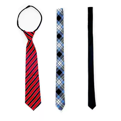 Shenzhen middle school students dress tie autumn winter clothes summer dress bow tie men and women junior high school general uniform matching knot