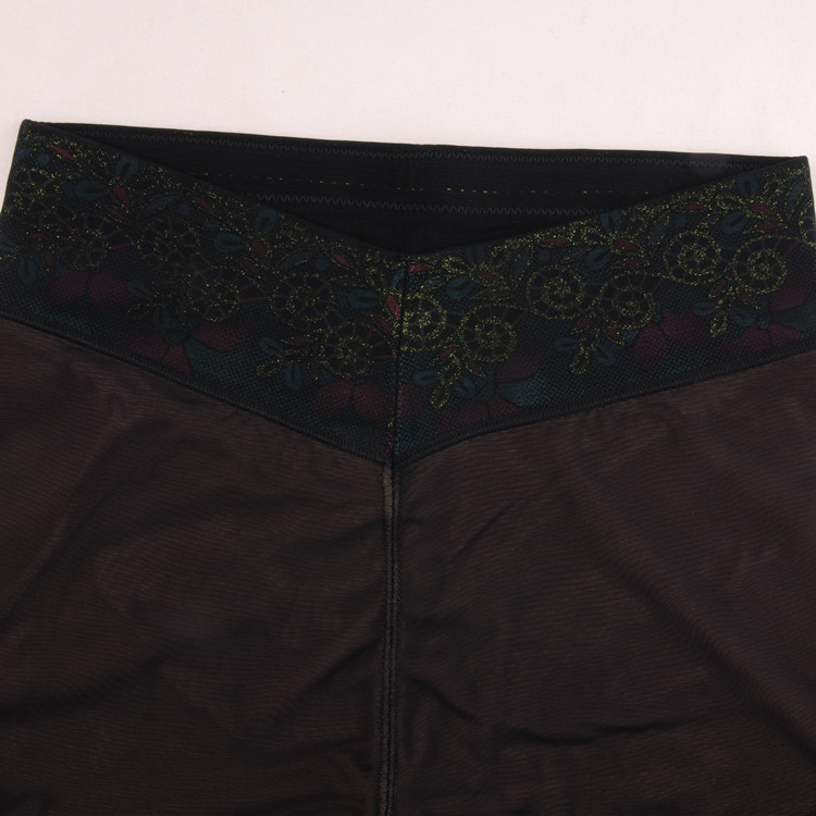 Trải nghiệm quần legging nữ đích thực cộng với nhung mỏng mùa xuân giả qua thân hình dáng eo eo thon quần TW6370 đồ lót gen cho người béo