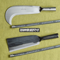 Tree cutting knife Wood chopping knife Bamboo outdoor rural field long wood handle agricultural hand forged wood cutting bamboo wood chopping knife