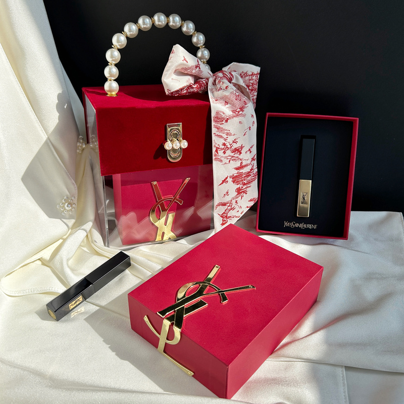 Ysl Saint Laurent Lipstick Innovation 1966 Lip Glaze 416 314 Perfume New Product Gift Box for Best Friend Gift