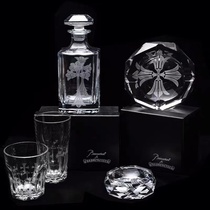 Present Cross Clothes Heart Baccarat Crystal Cup Handmade Wine Glass Bottle Retro Whiskey Cup Gift Box Gift