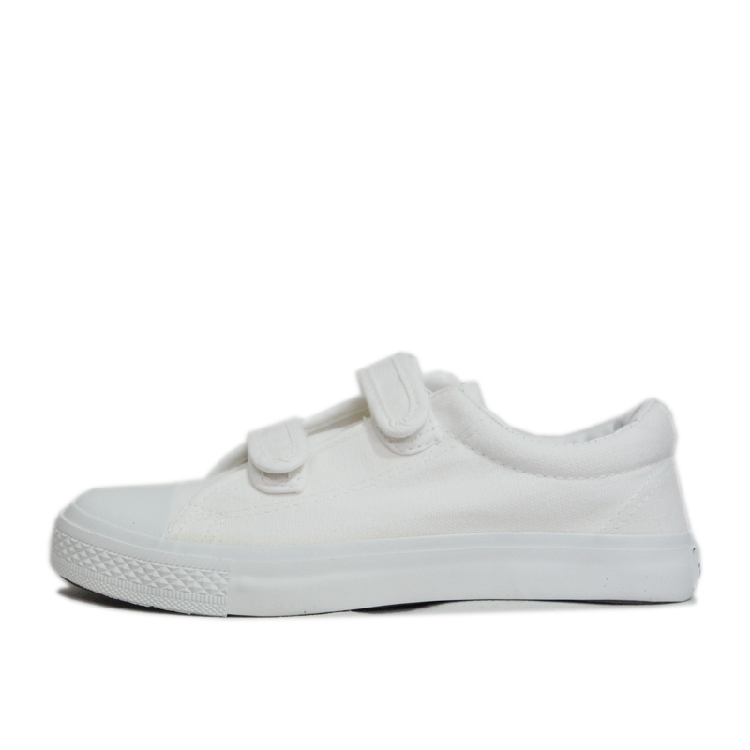 Qingdao Double Star Children's Canvas Shoes White Children's Sports Shoes Children's Skateboards Casual Shoes