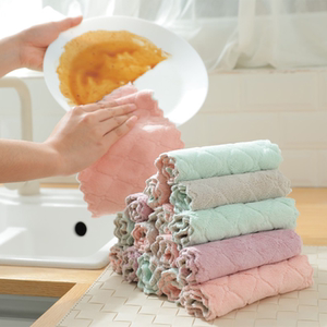 【10条装】不沾油不掉毛双面抹布