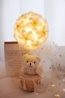 [Цветок] (средний) (белый плюшевый медведь) [чтобы сделать это самостоятельно]