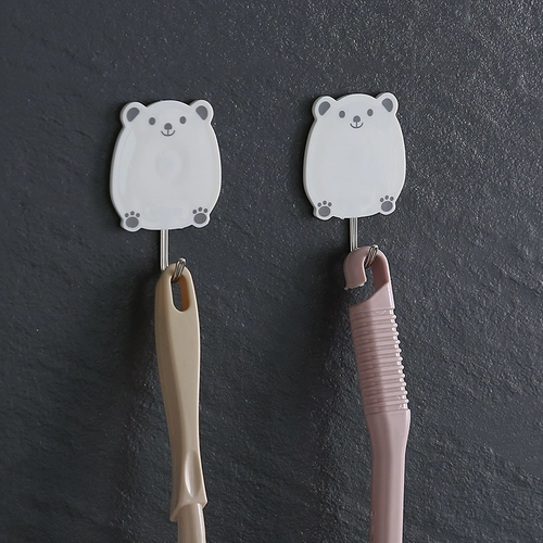 Крюк Сильный липкий клей Творческие входы, милая стена, висящая, ударяя стена без трассировки нагрузки -носильный декоративный липкий крюк