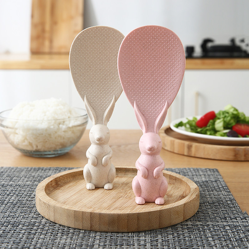 Rice spoon non-stick rice spoon home creative rabbit cute rice cooker pot rice spatula rice spatula rice spoon rice spoon rice spoon