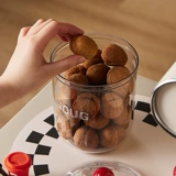 Дофаминовая закуска конфеты -банка молодого зерновой коробки Chenpi Tea Heress Tank Белый сахарный кофейный боб прозрачная