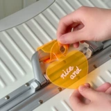 Флуоресцентный чемодан для путешествий, защитная защитная сумка, самолет, наклейка с аксессуарами