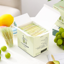 Advanced Toothpicks 2000 Single Branch Independent Small Packaging Transparent Hotel Guesthouse Restaurant Disposable Household Bamboo Fine
