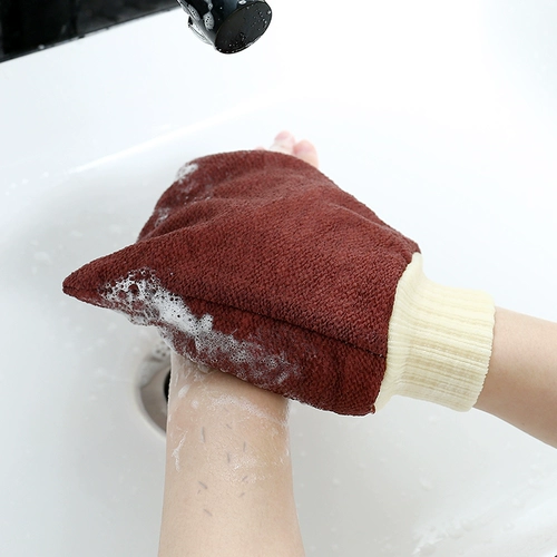 Мощные перчатки для взрослых, двусторонное банное полотенце, увеличенная толщина