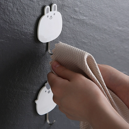 Крюк Сильный липкий клей Творческие входы, милая стена, висящая, ударяя стена без трассировки нагрузки -носильный декоративный липкий крюк