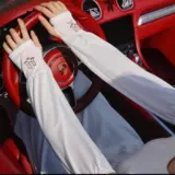 Шелковые летние нарукавники, комплект, милый защитный рукав, крем для рук, защита от солнца, свободный крой