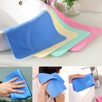  Imitation deerskin rag dishwashing towel absorbent and non-lint kitchen dishwashing cloth Car wash floor wipe glass housework cleaning rag