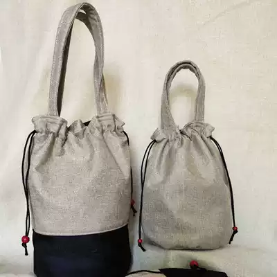 Large-capacity bento belt bento bag can be customized thickened durable dirt-resistant knot moon wheel support frame soft wire excellent