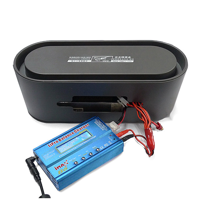 LG V0 fireproof box thickened steel base Safe charging protection isolation storage box