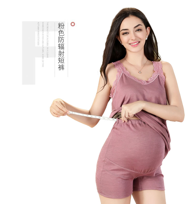 Bảo vệ bức xạ phù hợp với thai sản dress vest quần short quần an toàn chống ánh sáng bên trong mang thai tạp dề để làm việc nữ mùa hè