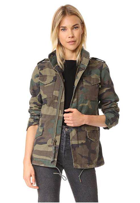 Alpha Industries Women's M-65 Jacket Coat Invisible Cap WJM46620C1