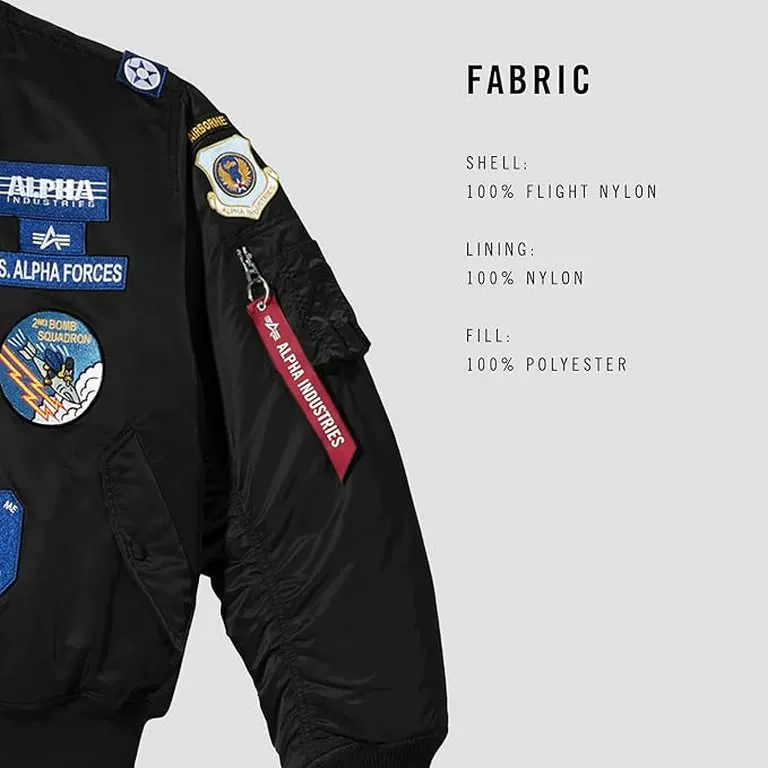 Мужская куртка Alpha Industries MA-1 с теплой подкладкой 858125, оригинал из США, прямая поставка