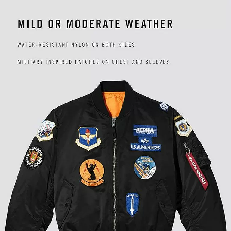 Мужская куртка Alpha Industries MA-1 с теплой подкладкой 858125, оригинал из США, прямая поставка