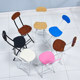 Chair Home Foldable Backrest Stool Dining Chair Outdoor Portable Simple Bench Dormitory Rental Room Leisure Chair