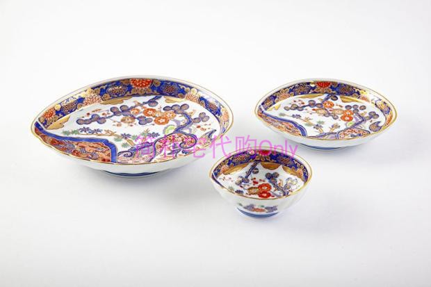 代购日本制有田焼賞美堂其泉窑正品松竹梅鳳凰鲍型盛皿盘子碗评价- 淘宝网