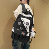 Ранец, вместительная и большая сумка через плечо, рюкзак, для средней школы, в корейском стиле, подходит для подростков, подходит для студента, 3-6 года