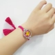 SHOUROUK tùy chỉnh pha lê đính cườm mặt cười dây kẹo màu loạt phải có vòng tay handmade