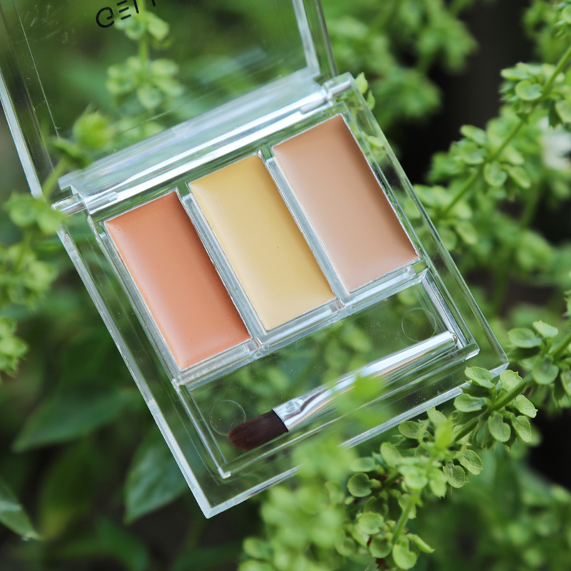 Gella's three-color flawless cream covered with pimple black eye ring pink cream texture light and thin water moisturizing with makeup