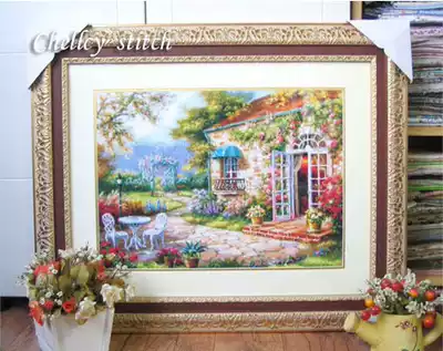 (Tuanbao self-matching) DMC kit European scenery 001 flower room 25CT1 embroidery