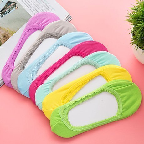 Summer Fall Short Socks Pure Cotton Shallow Mouth Boat Socks Low Help Invisible Cotton Socks Children Deodorant Absorb Sweat Summer Non-slip Breathable